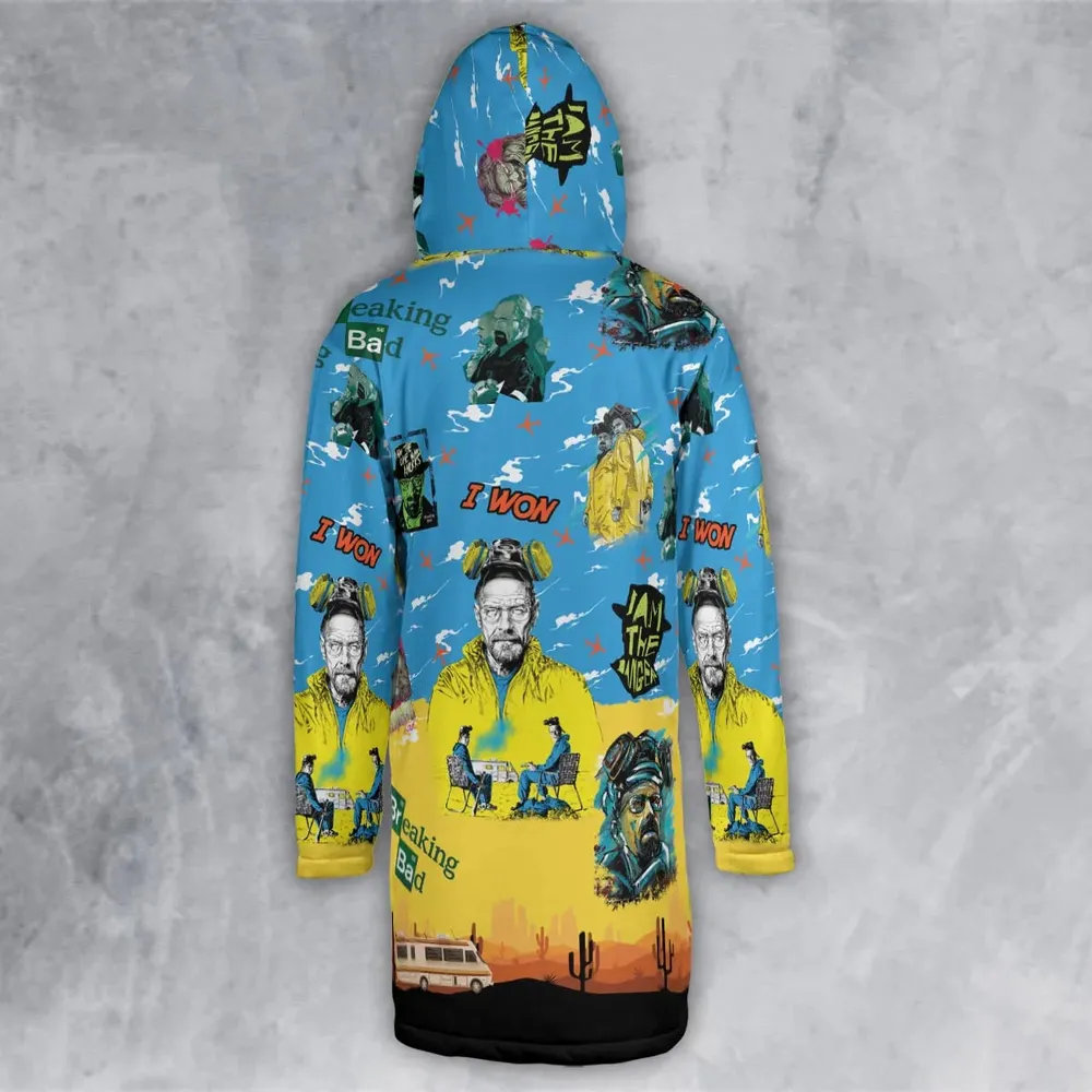 Cooking Meth Breaking Bad Hooded Cloak Coat - 3