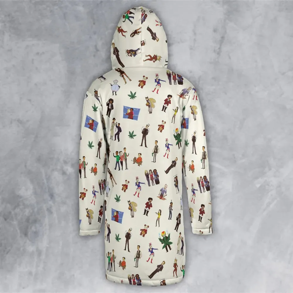 Community Characters Costumes Pattern Hooded Cloak Coat - 3