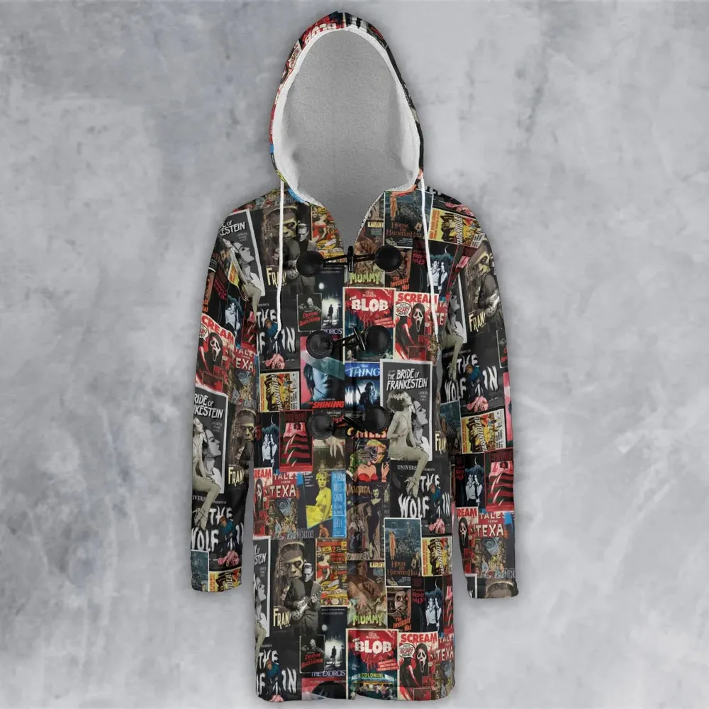 Classic Horror Movie Posters Monster Universal Scream Ghostface The Thing Hooded Cloak Coat - 2