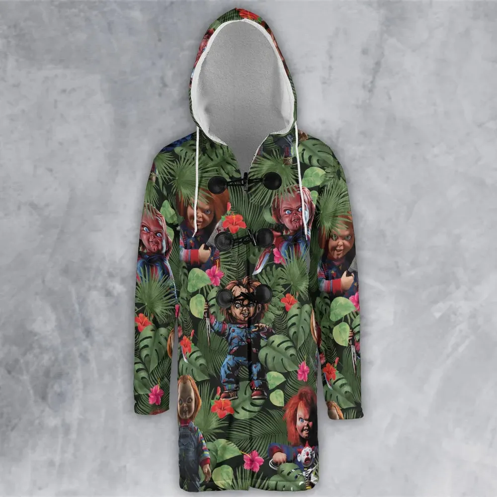Chucky Just Wanna Have Fun Hooded Cloak Coat - 2