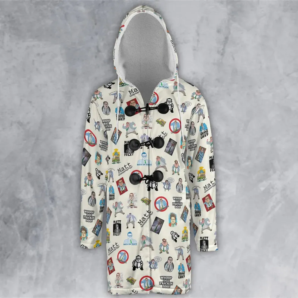 Chris Farley Matt Foley Motivational SNL Hooded Cloak Coat - 2