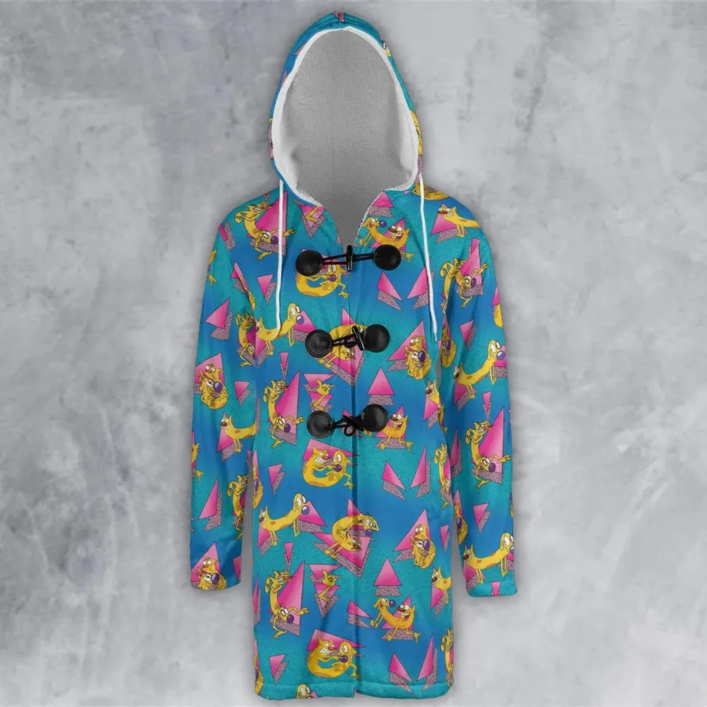 CatDog Nickelodeon Pattern Hooded Cloak Coat - 2