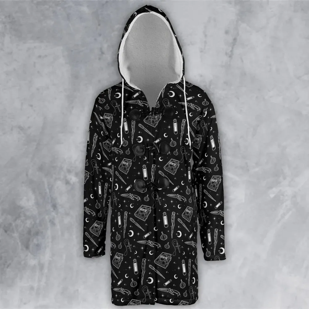 Buffy The Vampire Slayer Items Pattern Hooded Cloak Coat - 2