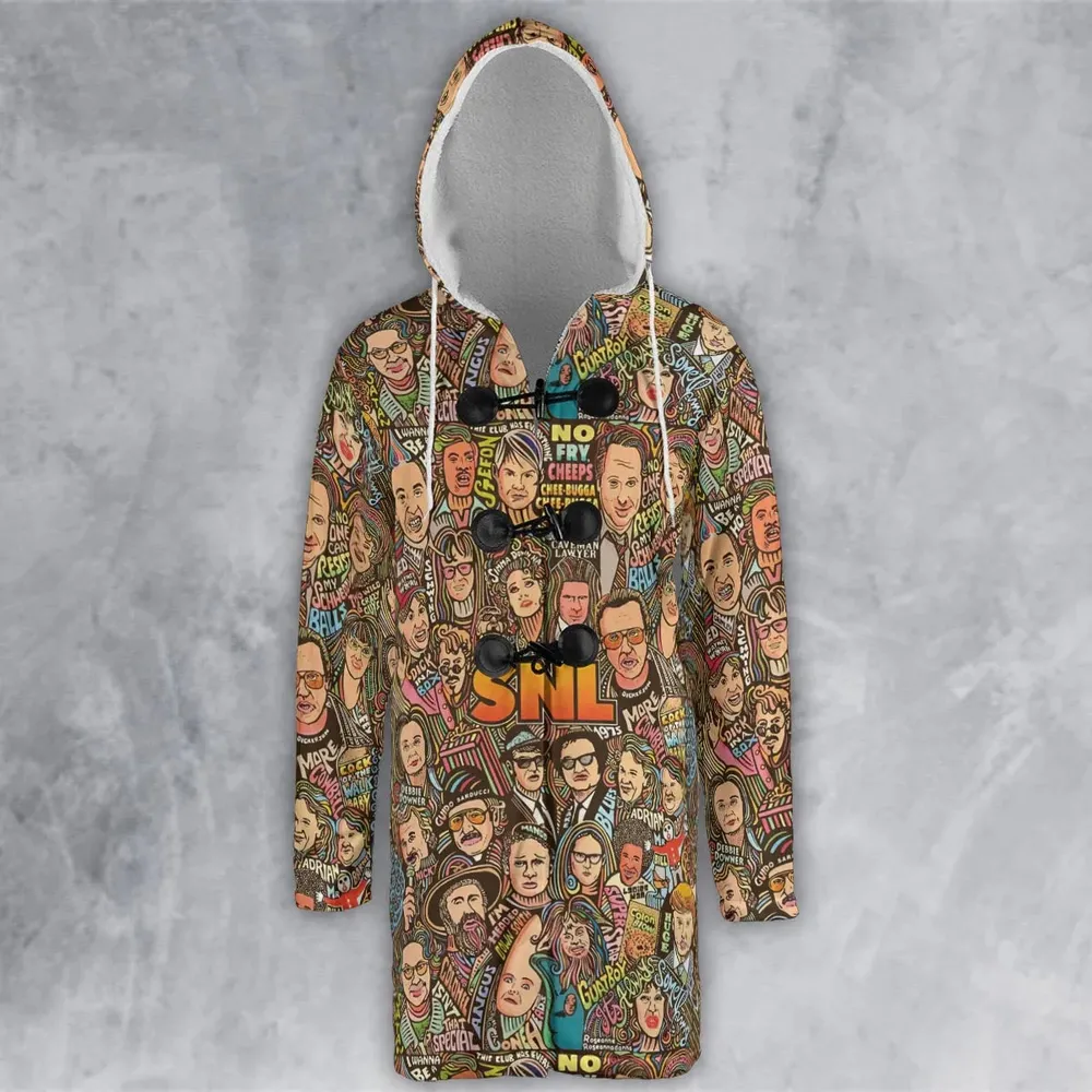 Blues Brothers Waynes World Coneheads SNL Characters Hooded Cloak Coat - 2