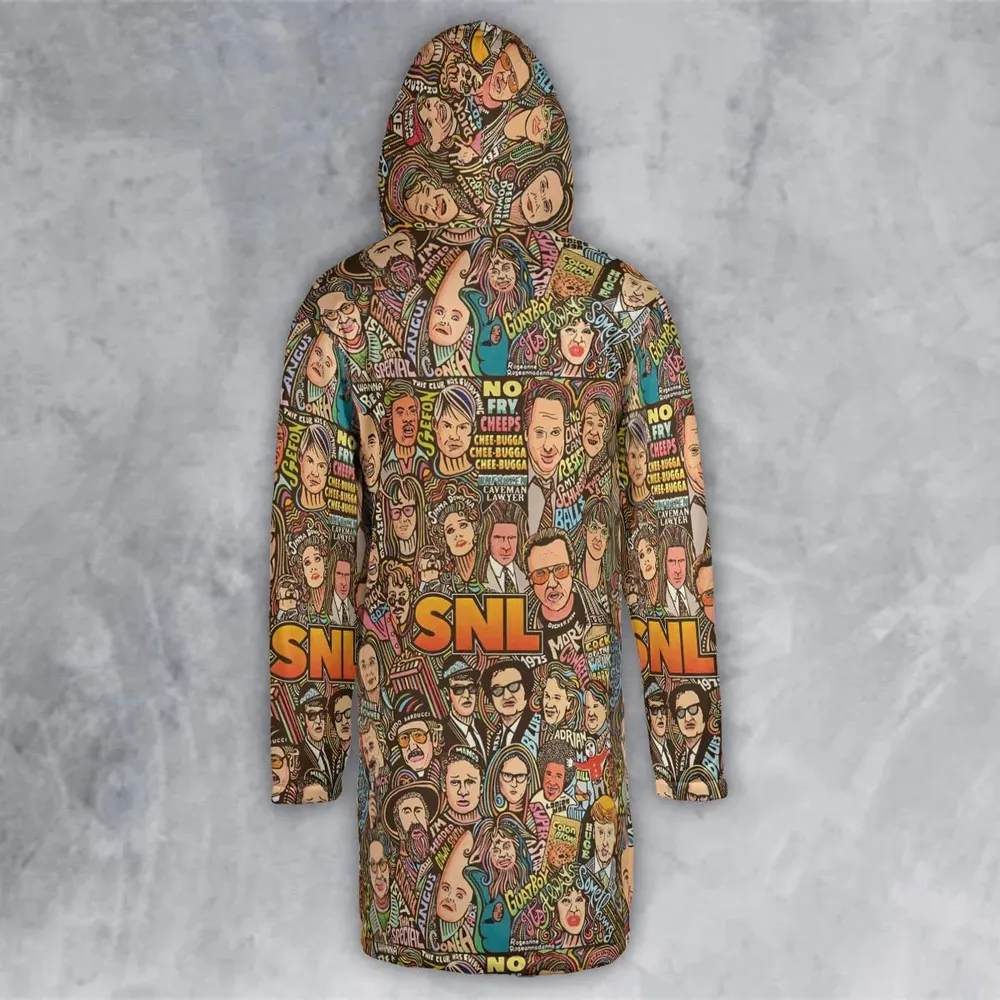 Blues Brothers Waynes World Coneheads SNL Characters Hooded Cloak Coat - 3