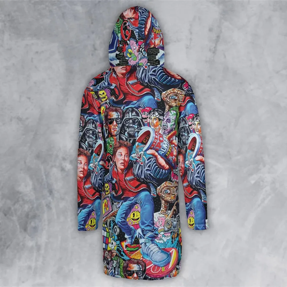 Back To The 80s Pop Culture 80s Movies Characters Hooded Cloak Coat - 3