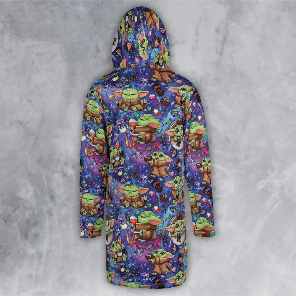 Baby Yoda In the Galaxy Hooded Cloak Coat - 3