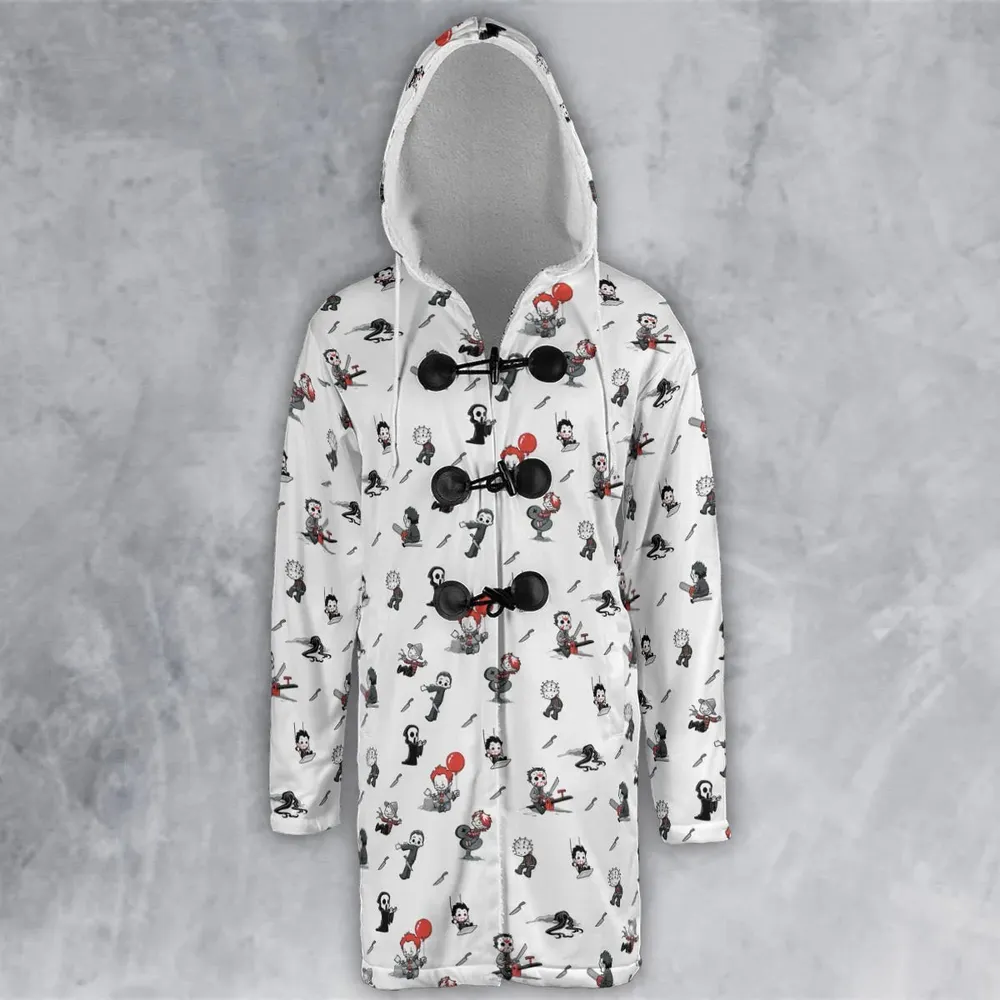 Baby Horror Characters Pattern Hooded Cloak Coat - 2
