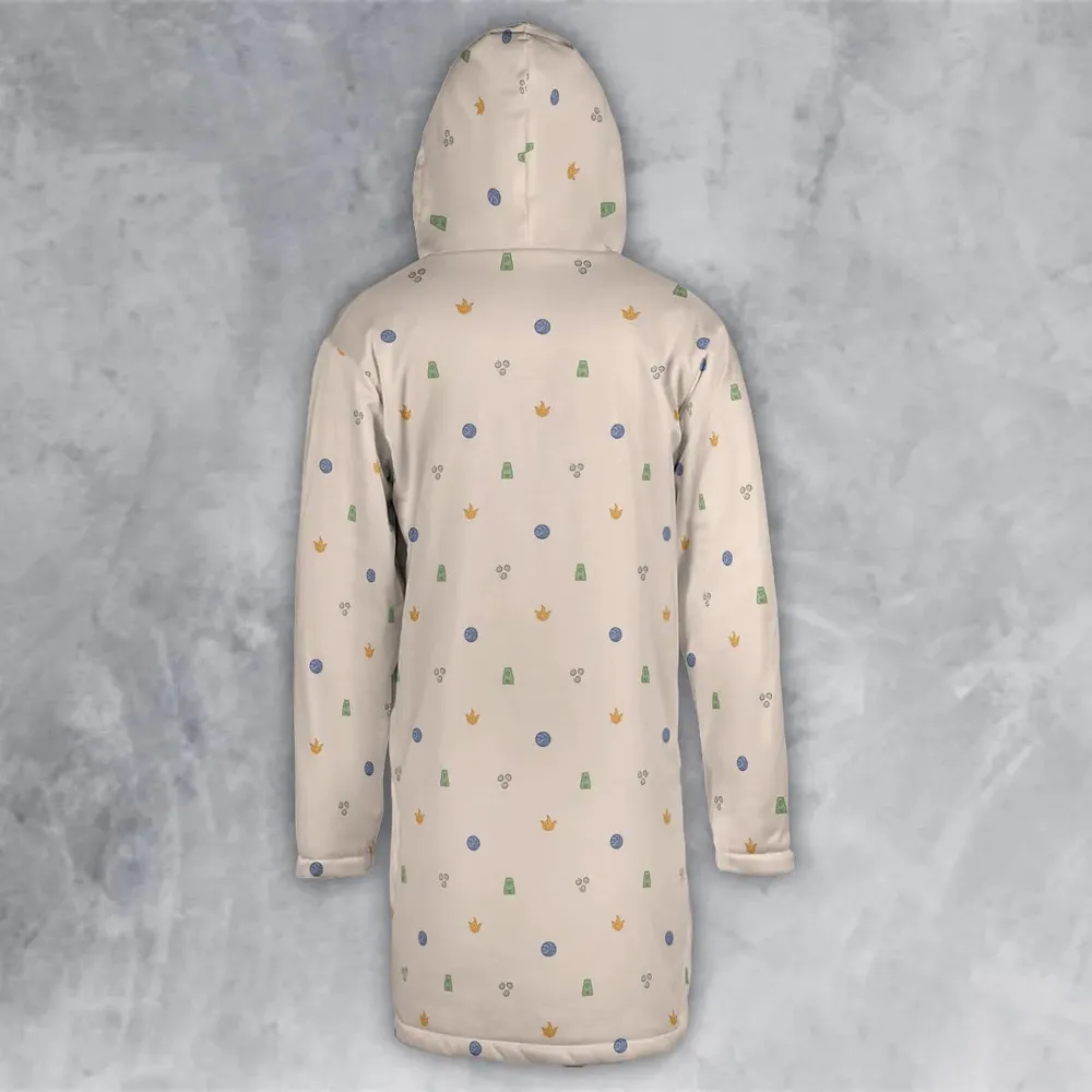 Avatar The Last Airbender Four Elements Pattern Hooded Cloak Coat - 3
