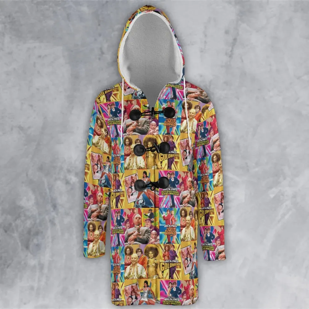 Austin Powers Gold Member Hooded Cloak Coat - 2