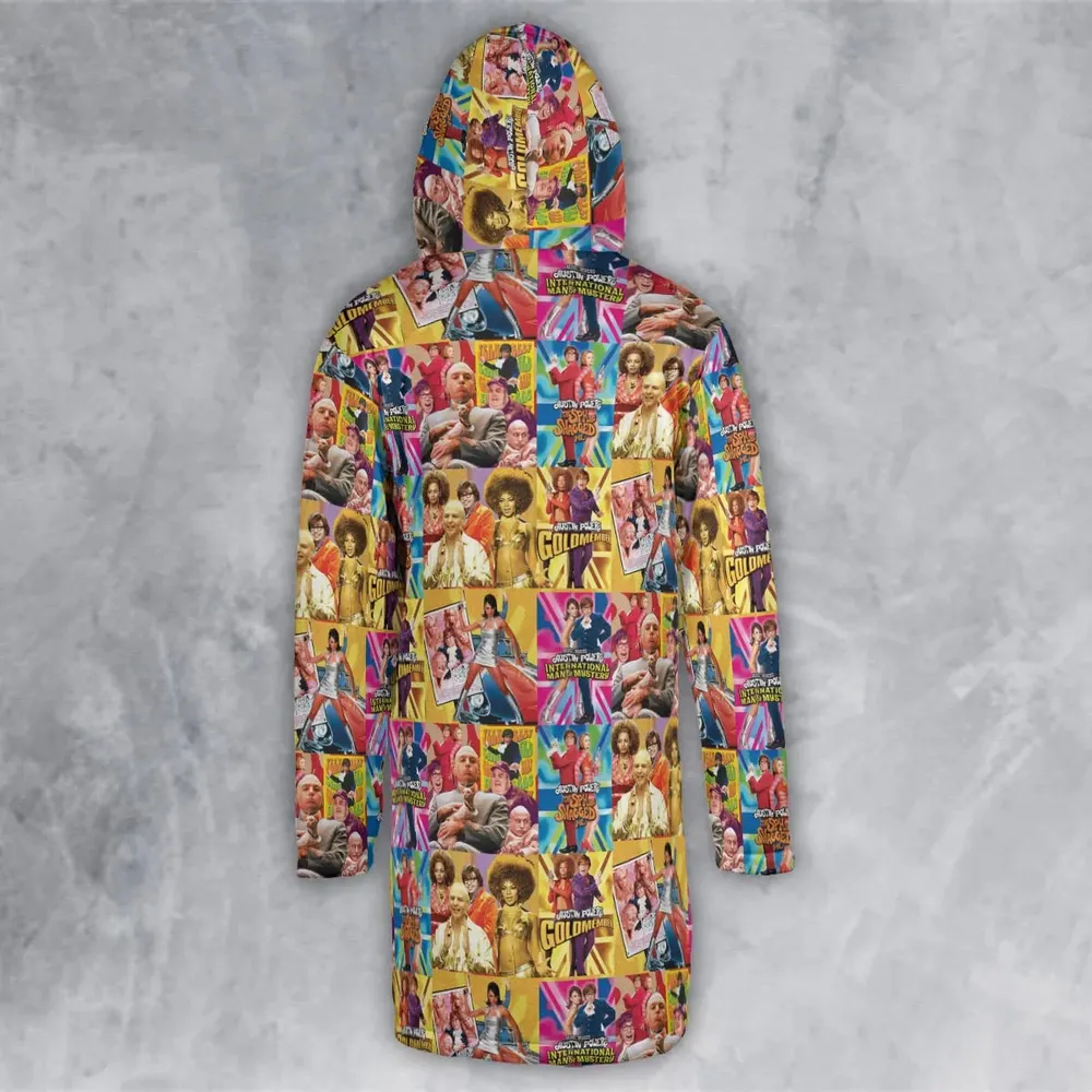 Austin Powers Gold Member Hooded Cloak Coat - 3