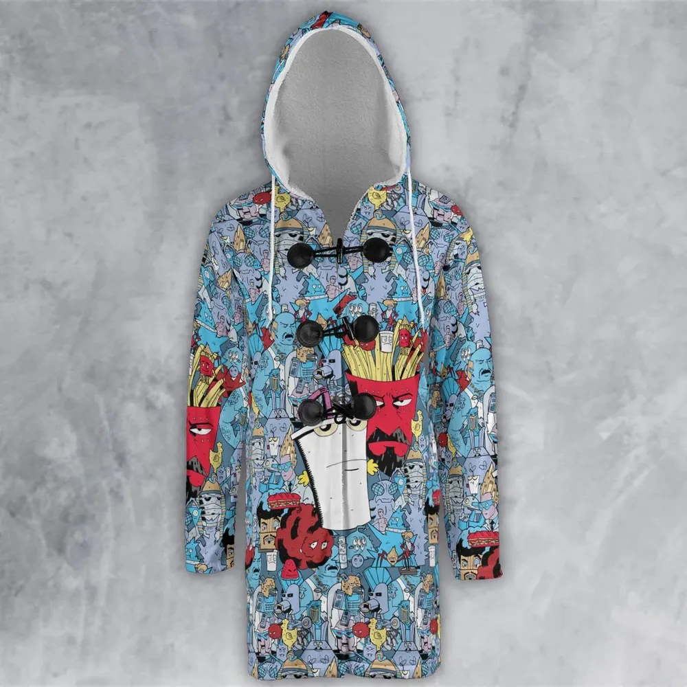 Aqua Teen Hunger Force Hooded Cloak Coat - 2