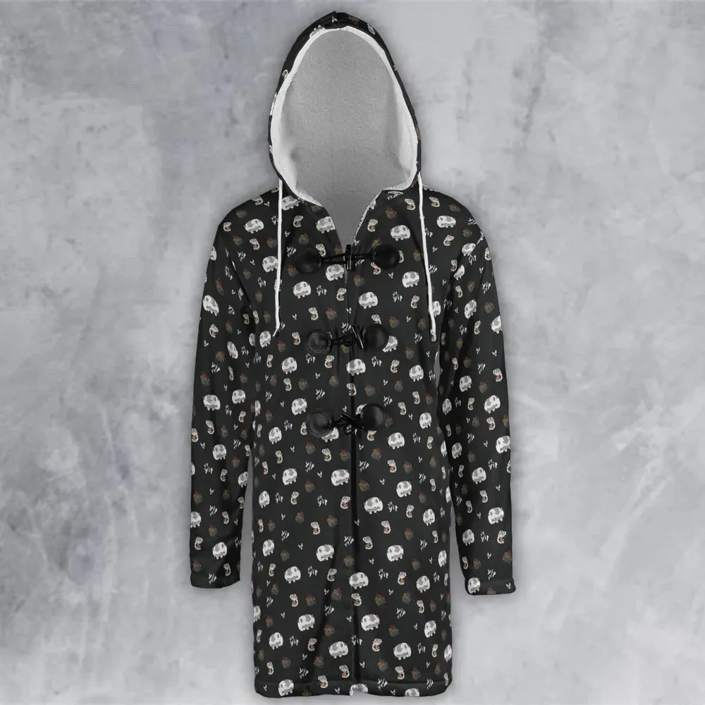 Appa Yip Yip Avatar Pattern Hooded Cloak Coat - 2