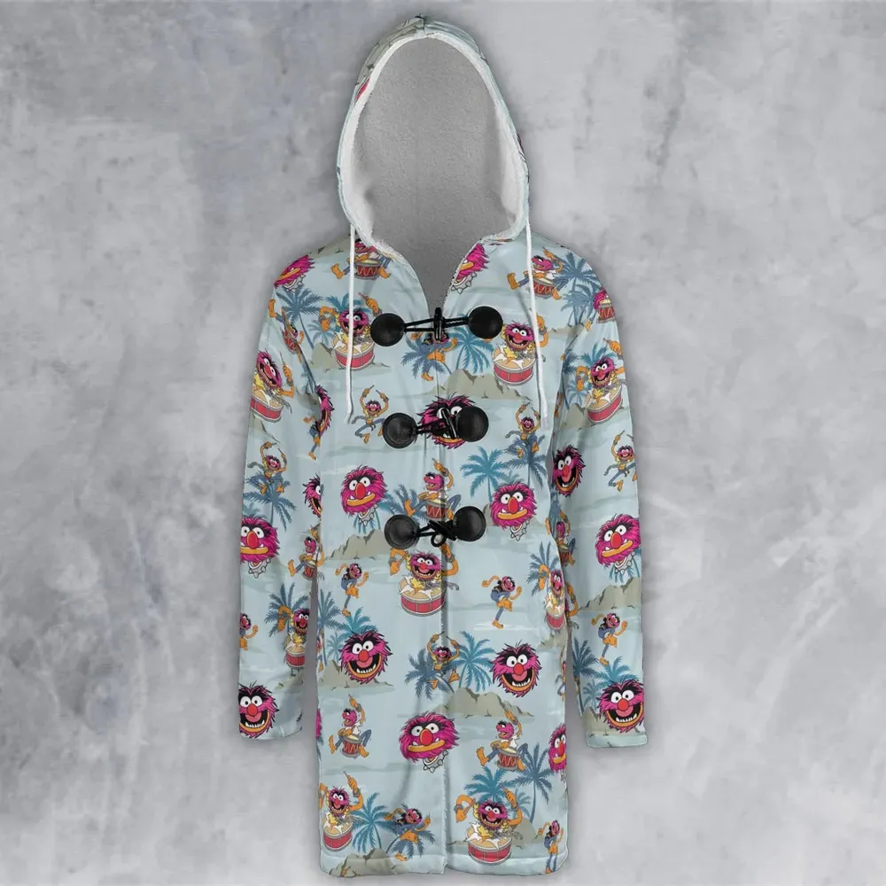 Animal The Muppet Show Drum Tropical Hooded Cloak Coat - 2