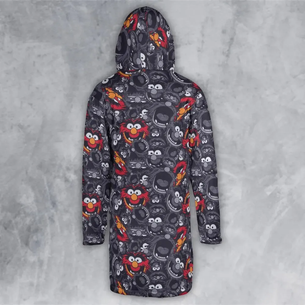 Animal The Muppets Pattern Hooded Cloak Coat - 3