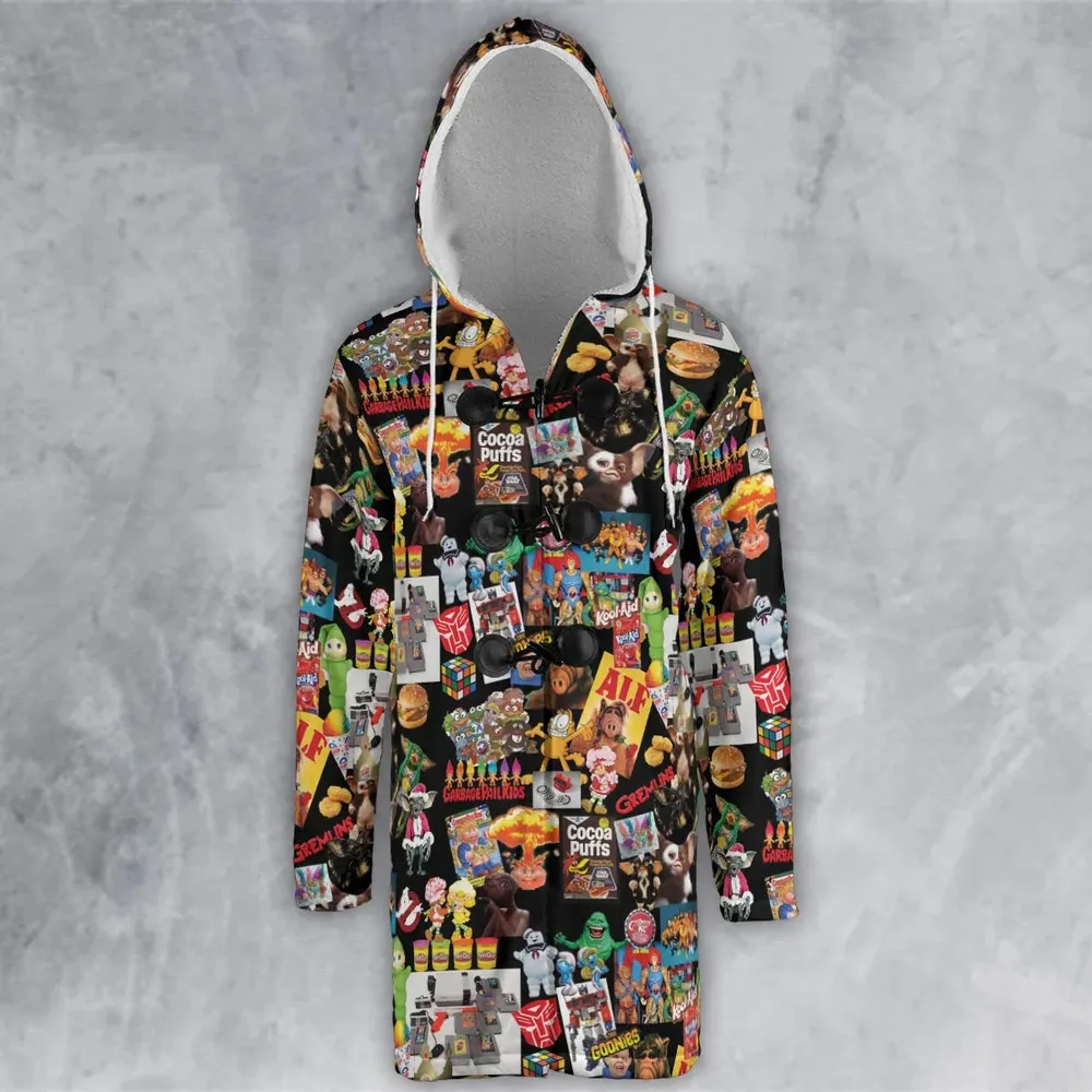 80's Kids Starter Pack Hooded Cloak Coat - 2