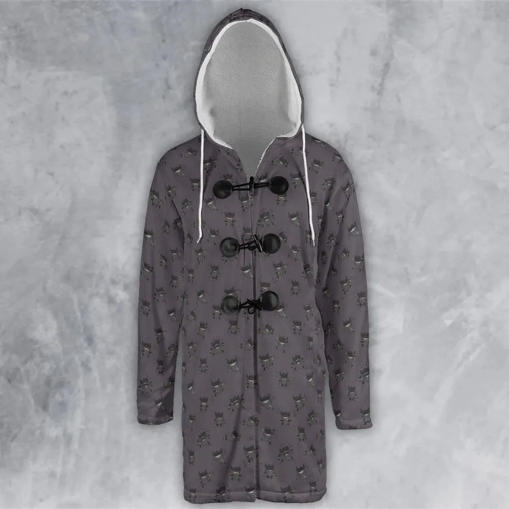 Perrrrrserker Pokemon Pattern Hooded Cloak Coat - 2