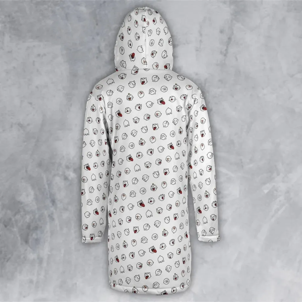 Super Mario Boo Pattern Hooded Cloak Coat - 3