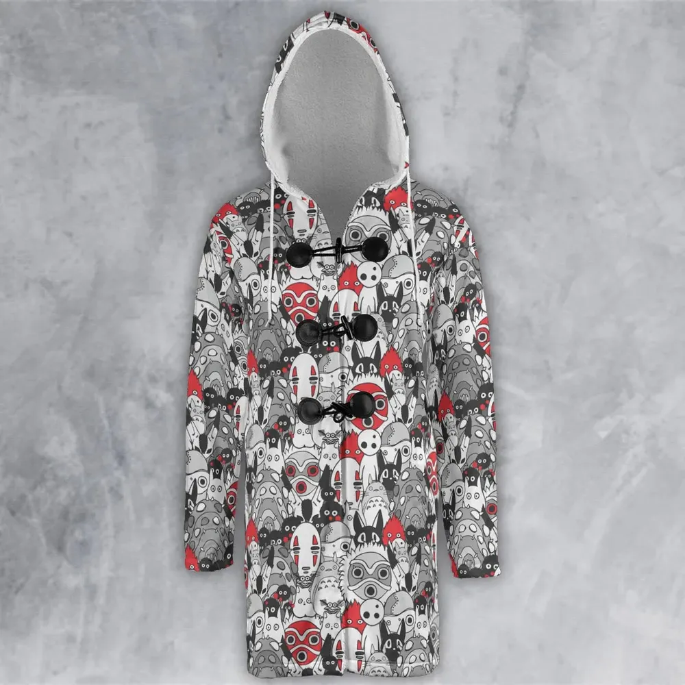 Magic Beasts Hooded Cloak Coat - 2