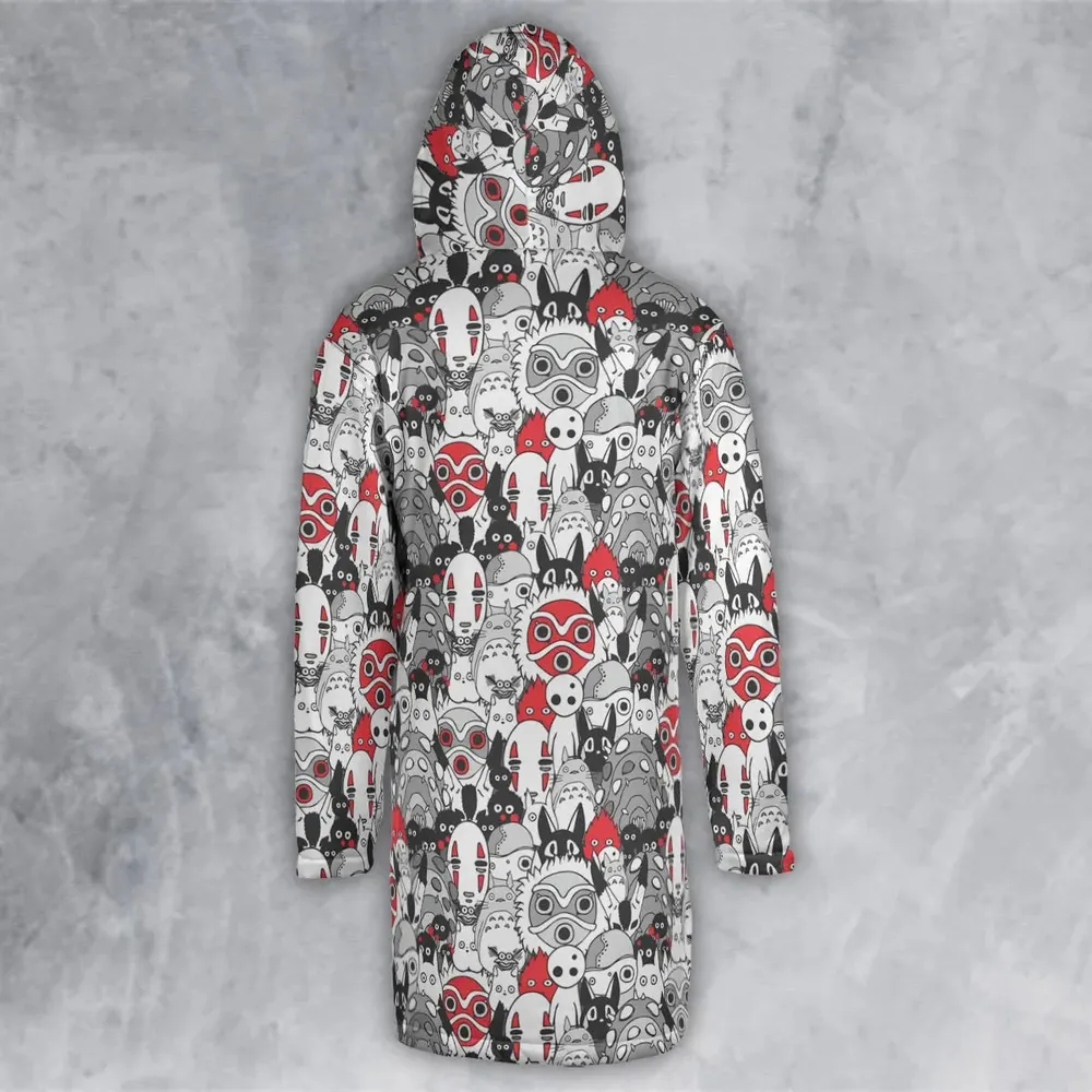Magic Beasts Hooded Cloak Coat - 3