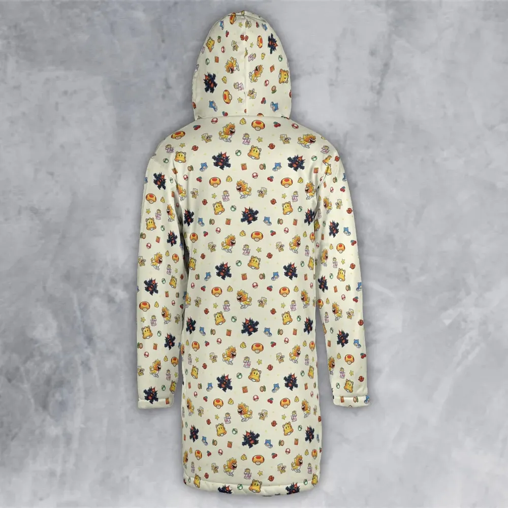 Super Mario Characters Pattern Hooded Cloak Coat - 3