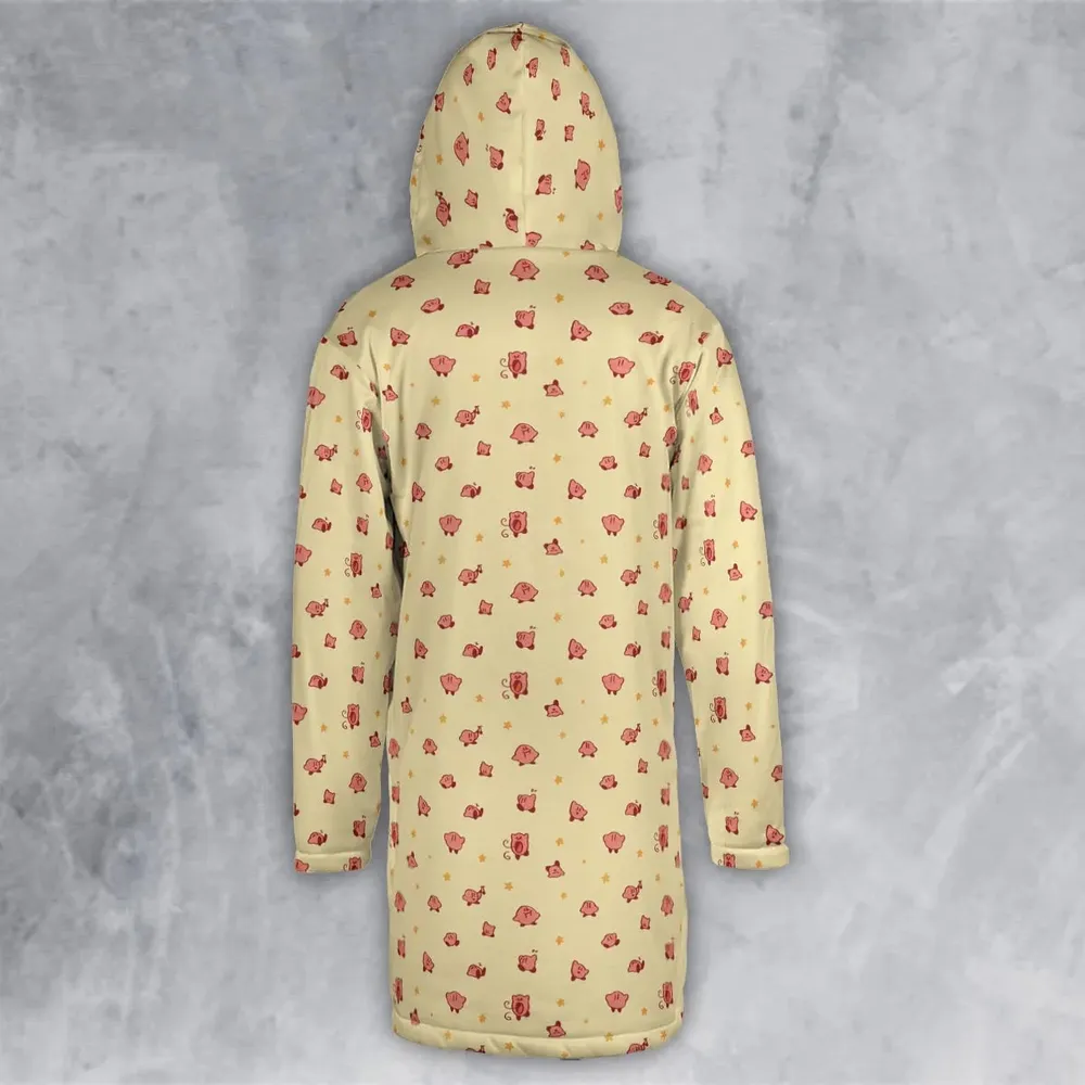 Nintendo Kirby Pattern Hooded Cloak Coat - 3