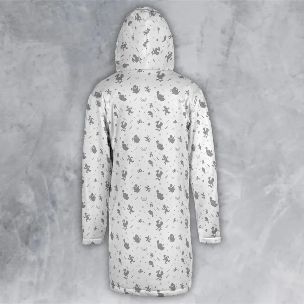 Final Fantasy Creatures Pattern Hooded Cloak Coat - 3