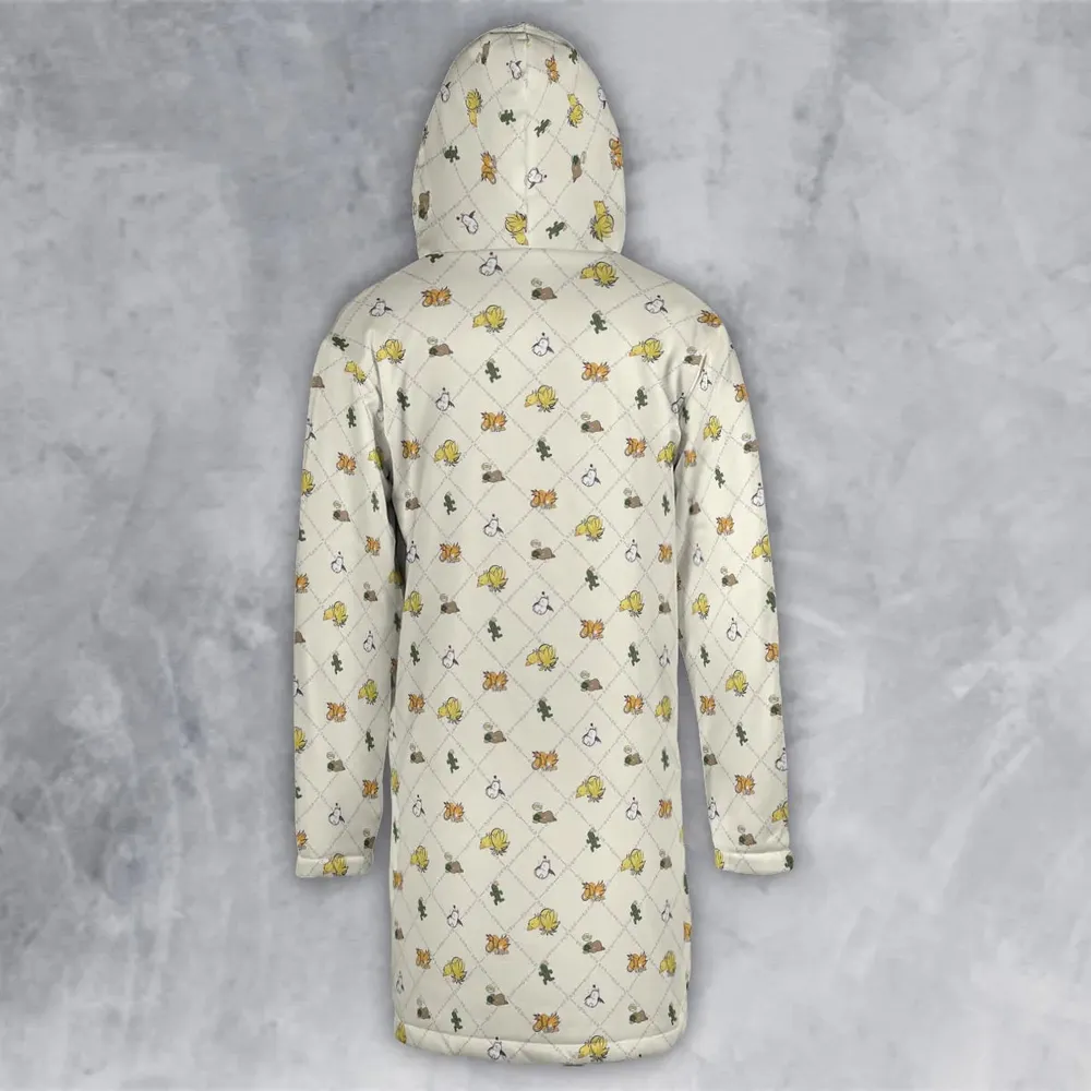 Final Fantasy Sleeping Creatures Pattern Hooded Cloak Coat - 3