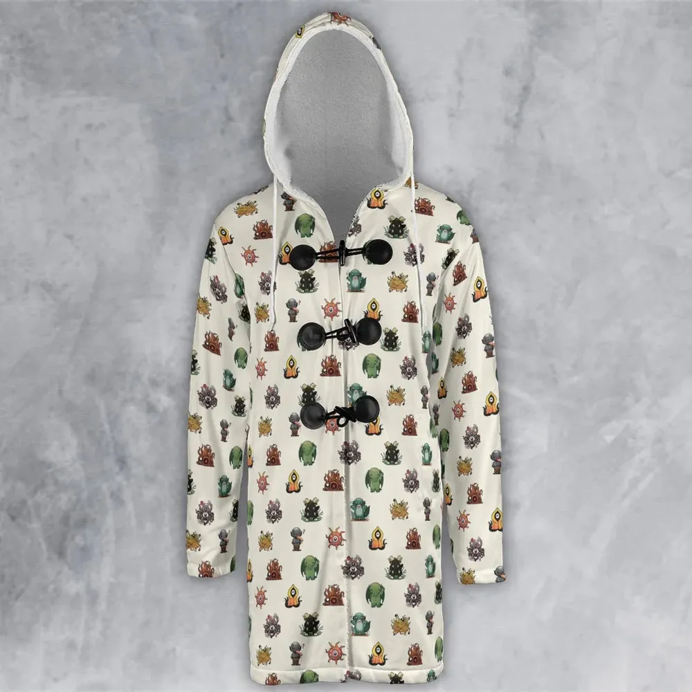 Lovecraft Demons Cute H.P. Lovecraft Monsters Pattern Hooded Cloak Coat - 2