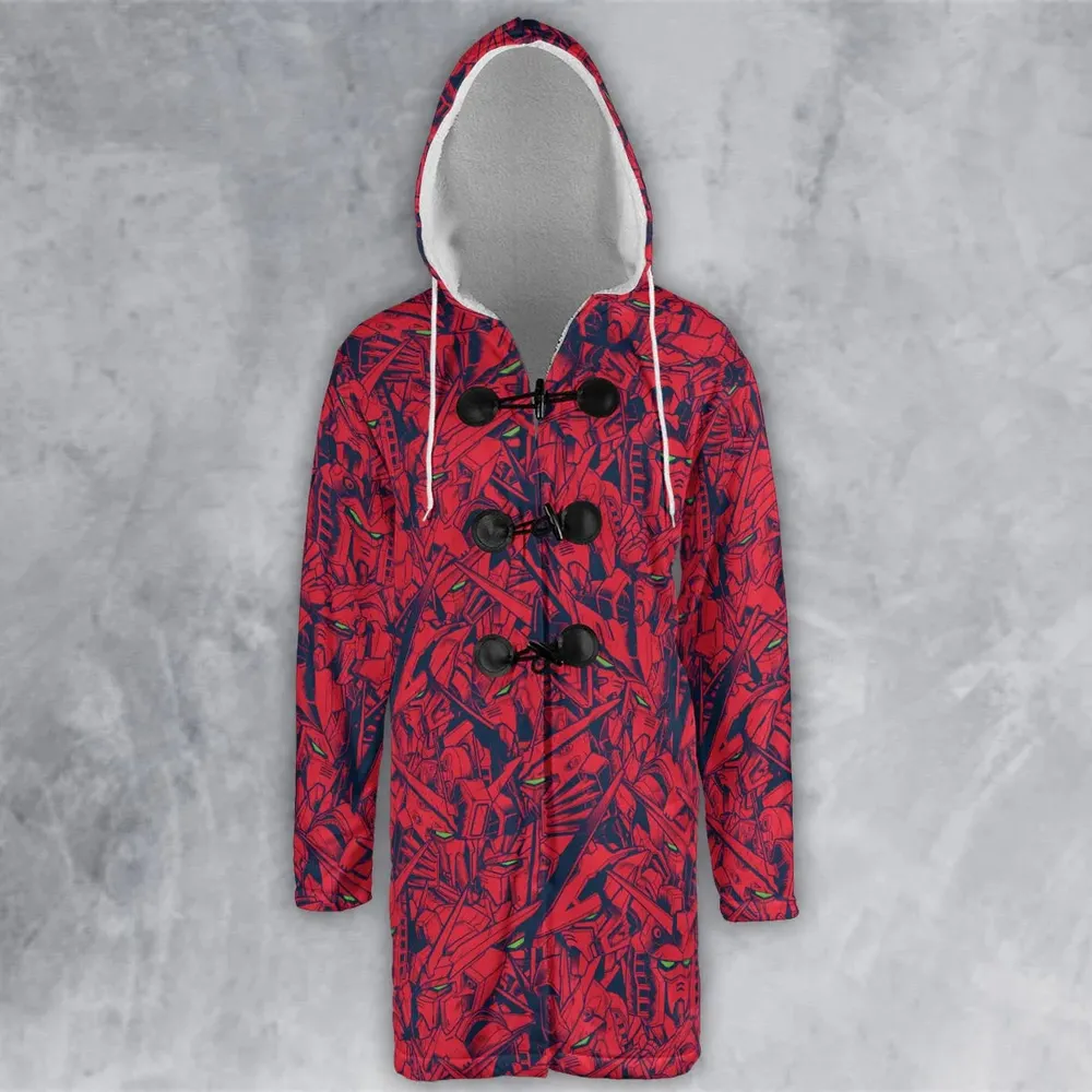 Gundam Camo Magenta Gundam Hooded Cloak Coat - 2