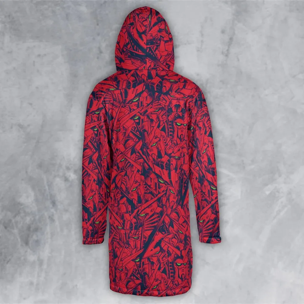 Gundam Camo Magenta Gundam Hooded Cloak Coat - 3