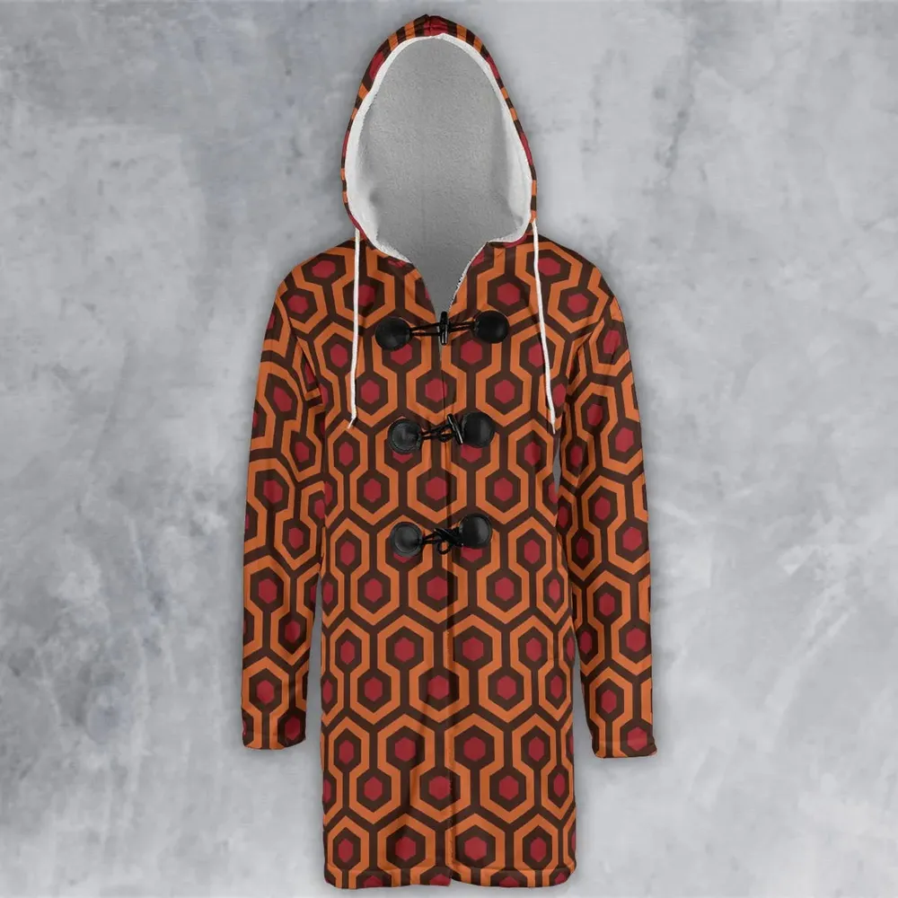 The Overlook Pattern The Shining Hooded Cloak Coat - 2