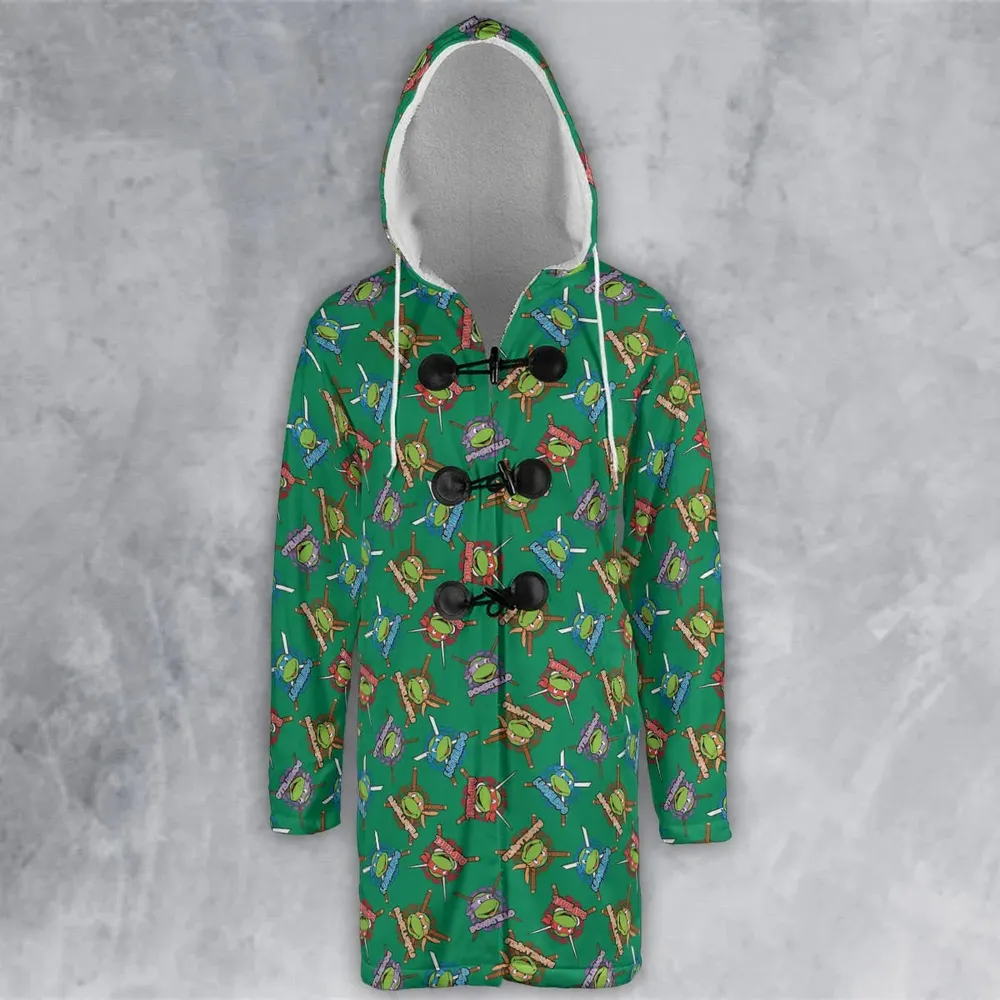 TMNT Characters Pattern Hooded Cloak Coat - 2