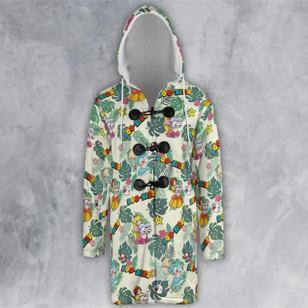 Super Mario Boo-Bies Pattern Hooded Cloak Coat - 2