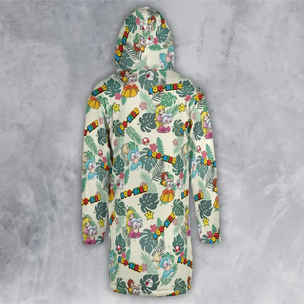 Super Mario Boo-Bies Pattern Hooded Cloak Coat - 3