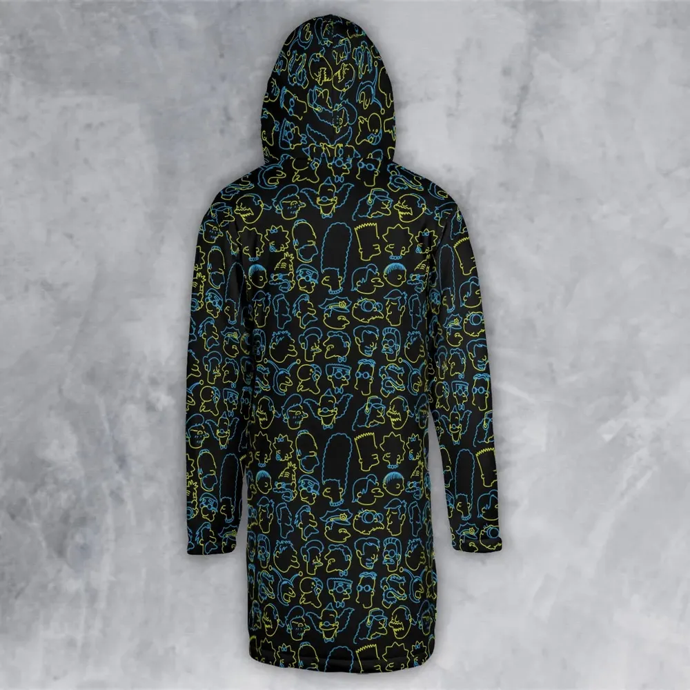 The Simpsons Neon Hooded Cloak Coat - 3