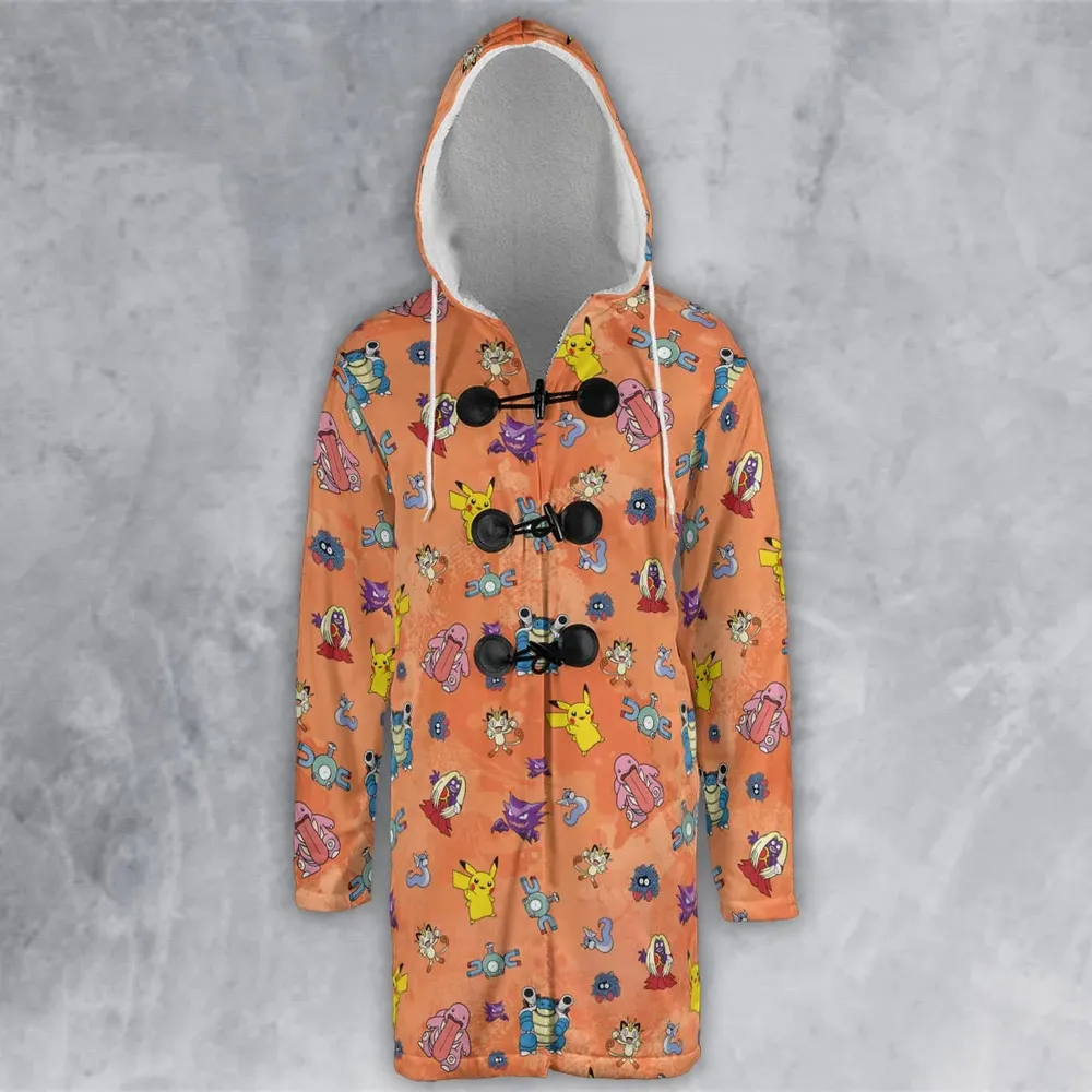 Pokemon Character Scatter Hooded Cloak Coat - 2