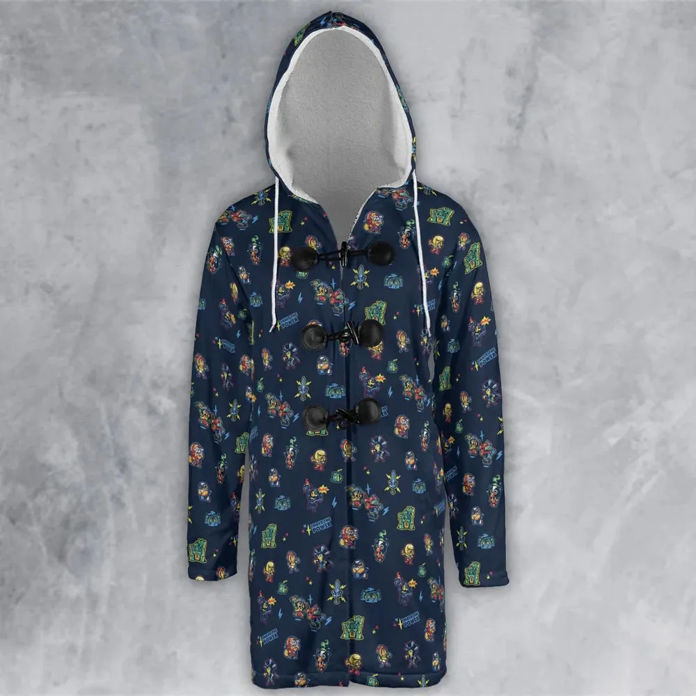 Masters Of The Universe Funny Pattern Hooded Cloak Coat - 2