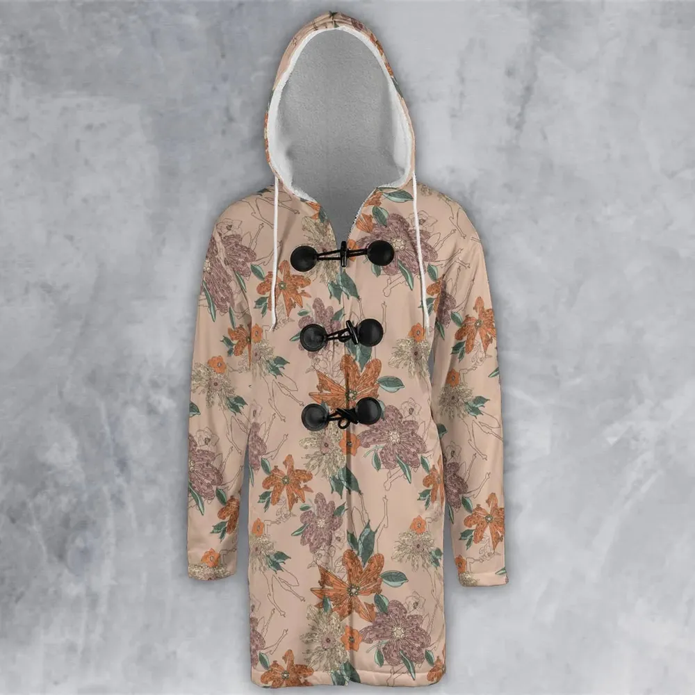 Star Wars Ships Floral Pattern Hooded Cloak Coat - 2