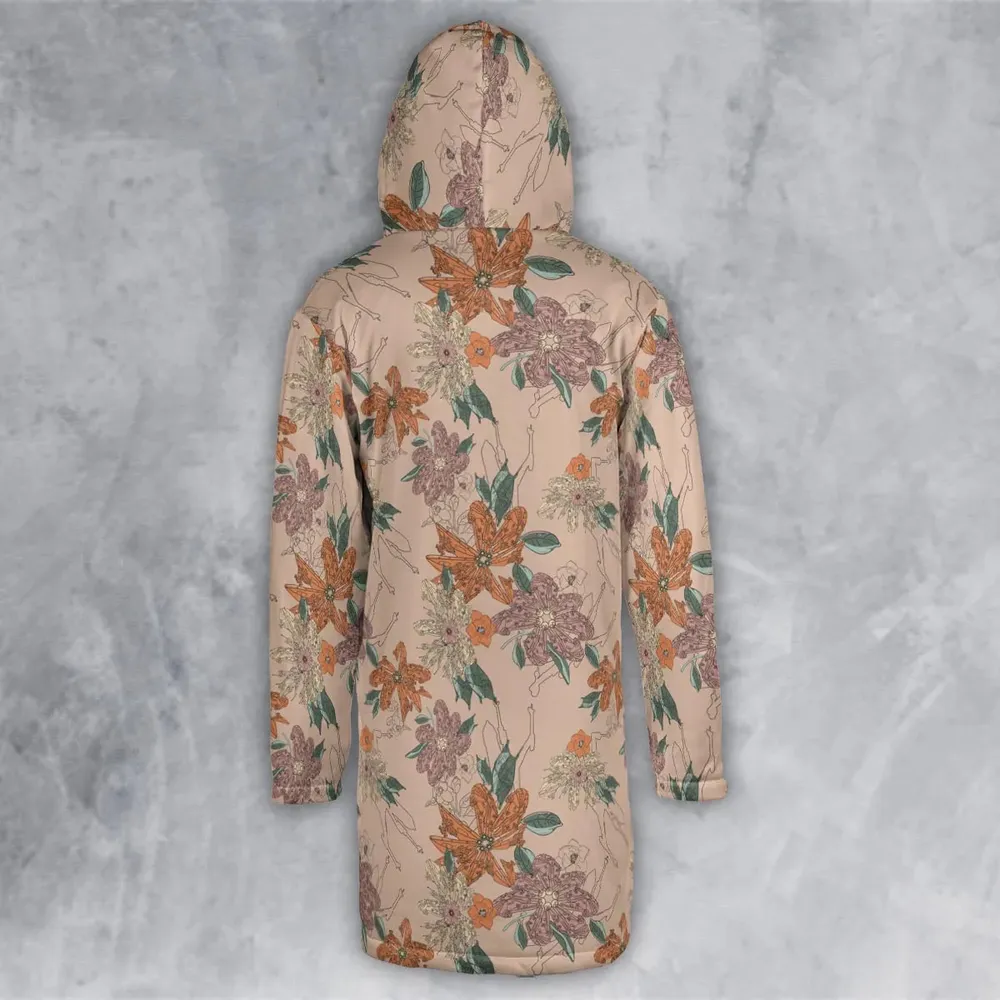 Star Wars Ships Floral Pattern Hooded Cloak Coat - 3