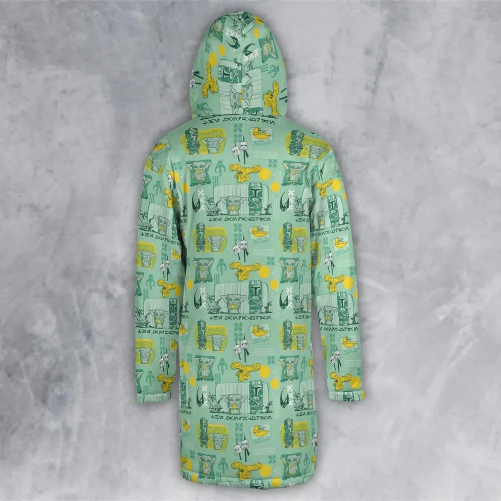 The Mandalorian Star Wars Aloha Hooded Cloak Coat - 3
