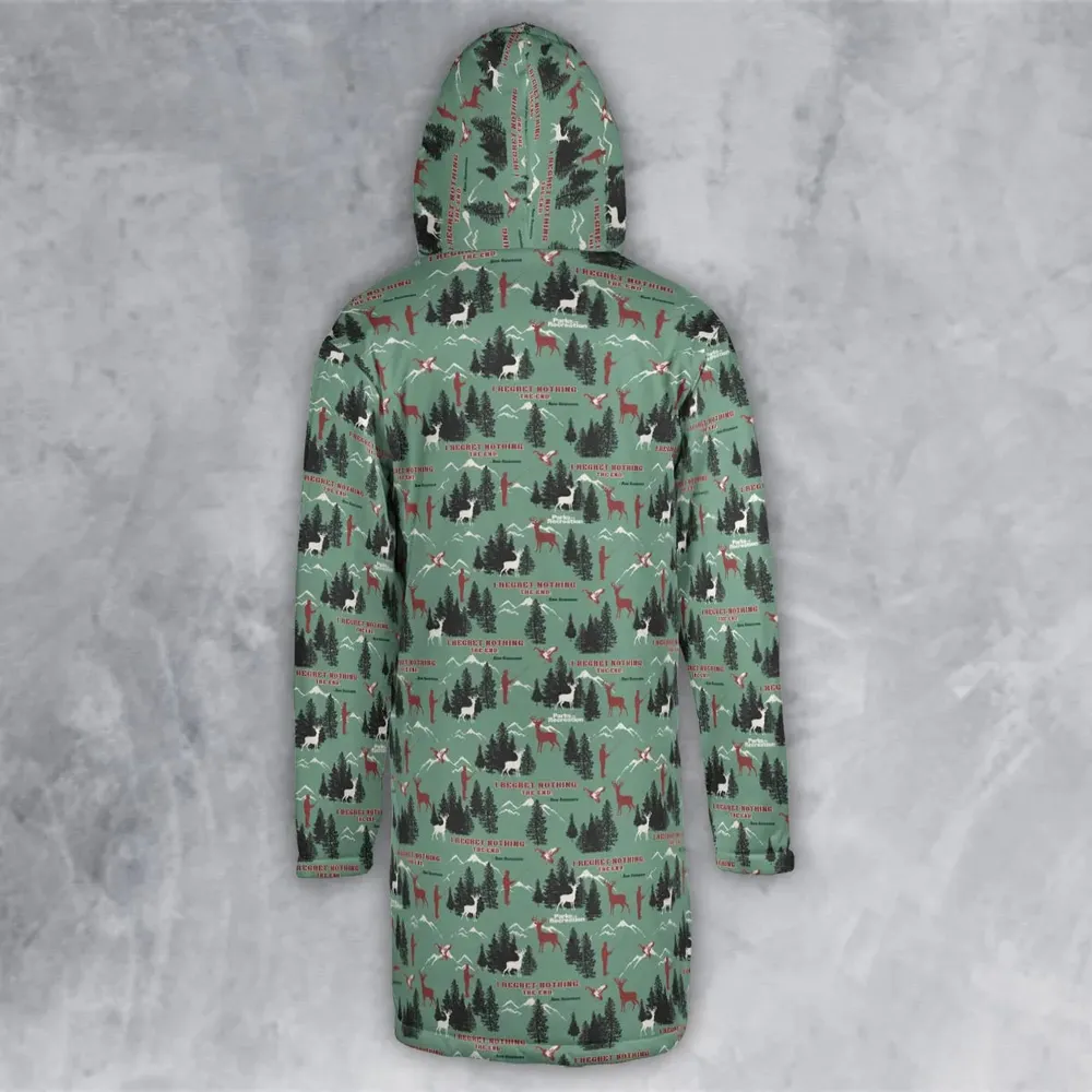 I Regret Nothing Park And Recreation Hooded Cloak Coat - 3