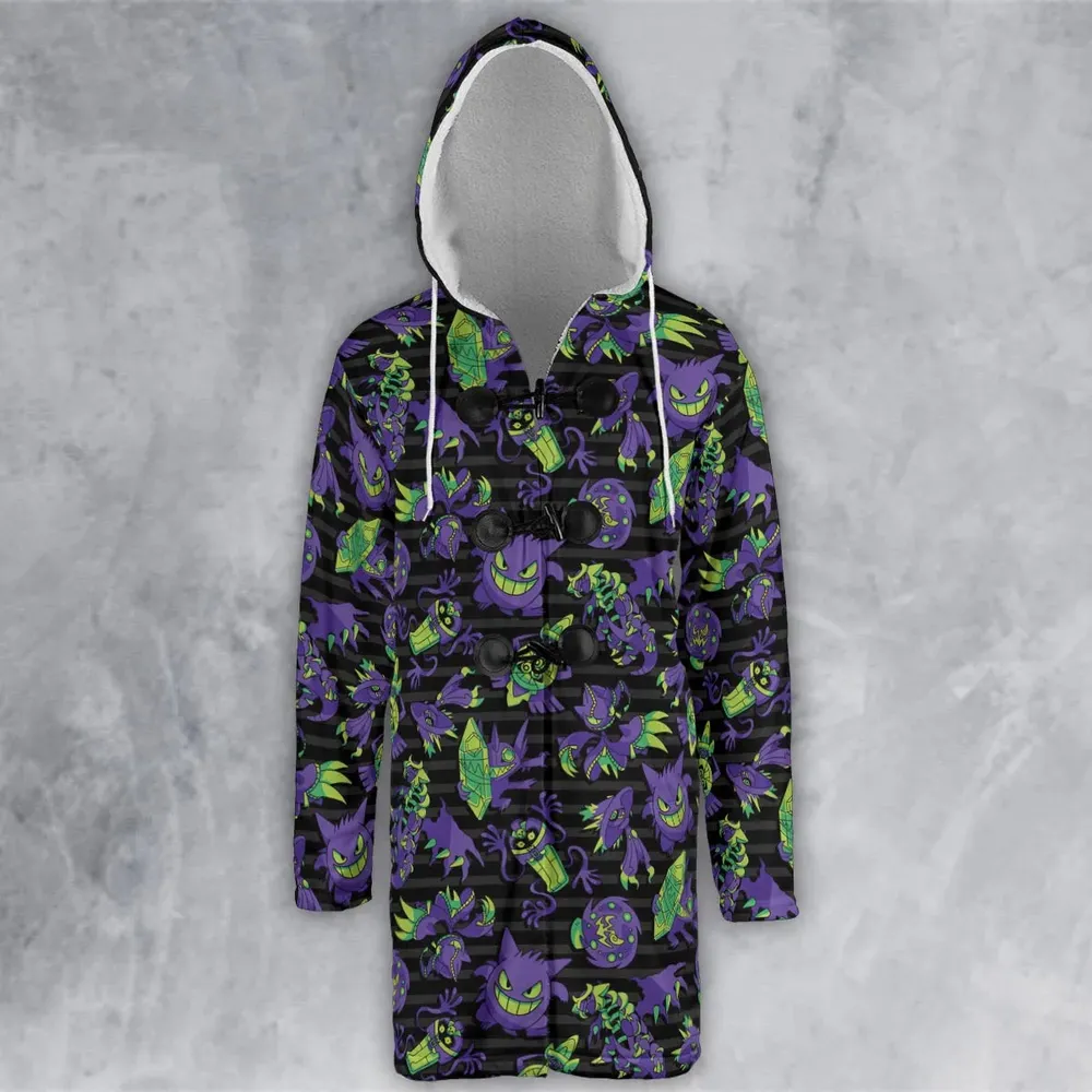Ghost Type Pokemon Pattern Hooded Cloak Coat - 2