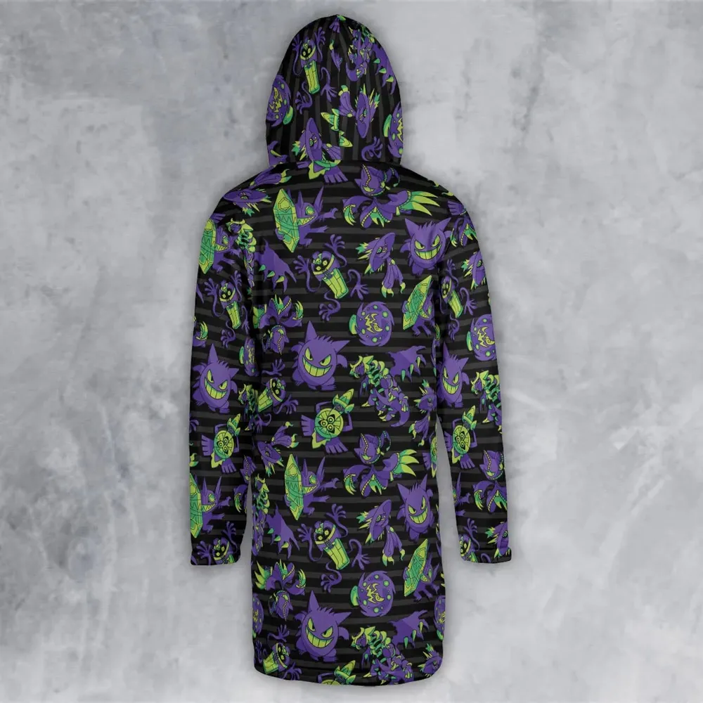 Ghost Type Pokemon Pattern Hooded Cloak Coat - 3