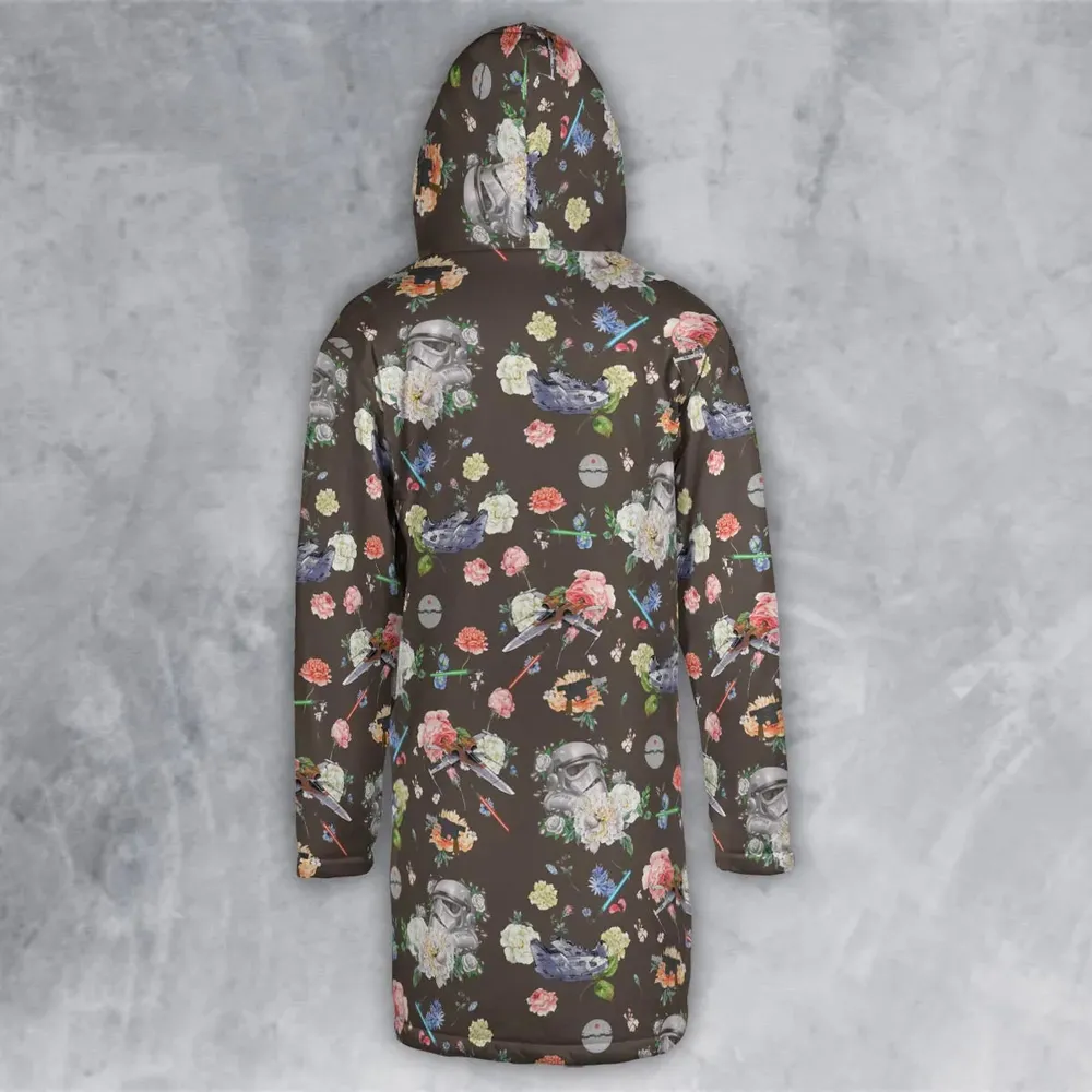 Stormtrooper Flower Vintage Pattern Hooded Cloak Coat - 3