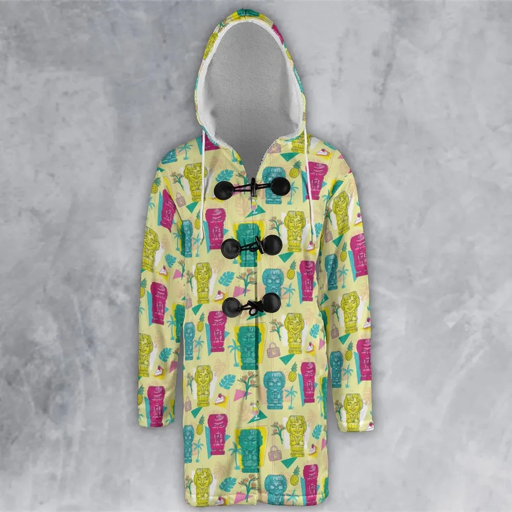 Golden Girls Tiki Shack Aloha Hooded Cloak Coat - 2