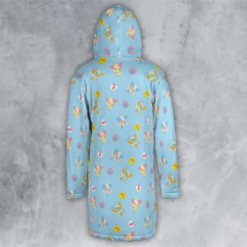 Rocko and Spunky Pattern Rocko's Modern Life Hooded Cloak Coat - 3