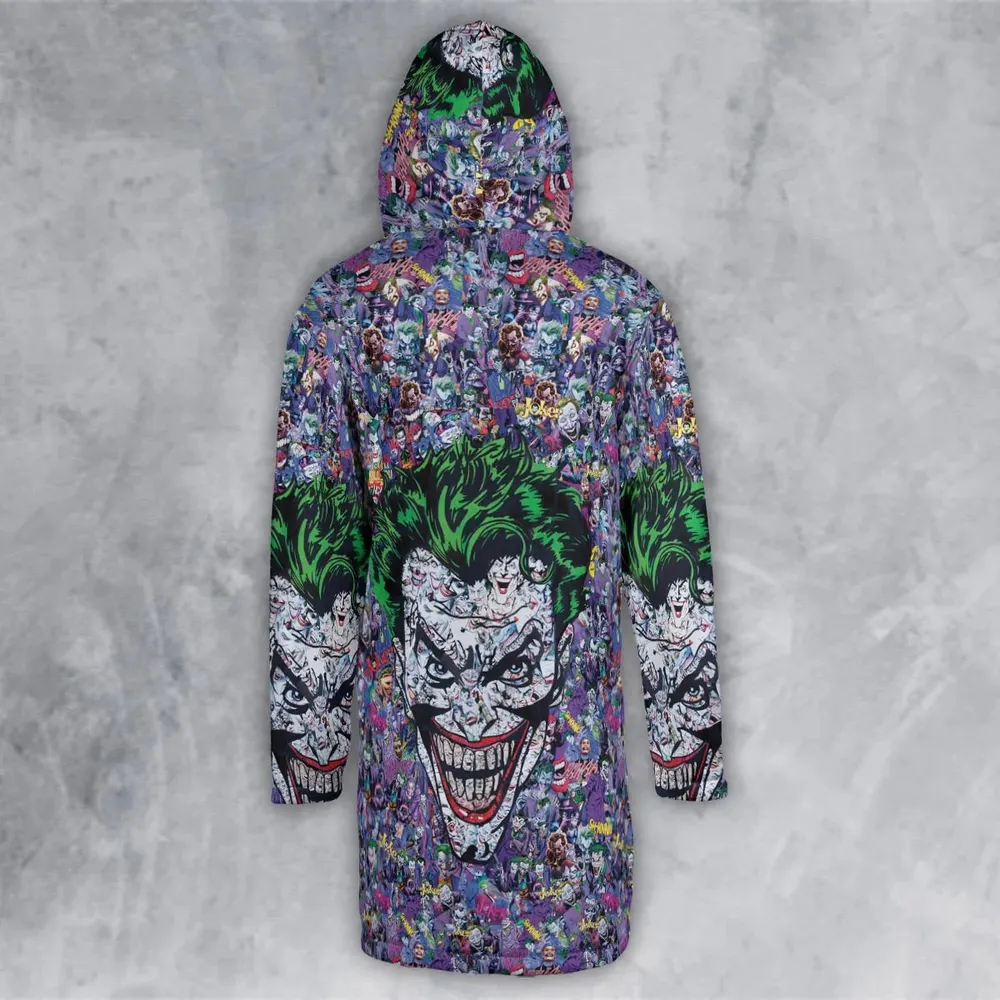 Joker The Most Favourite Characters Pattern Hooded Cloak Coat - 3