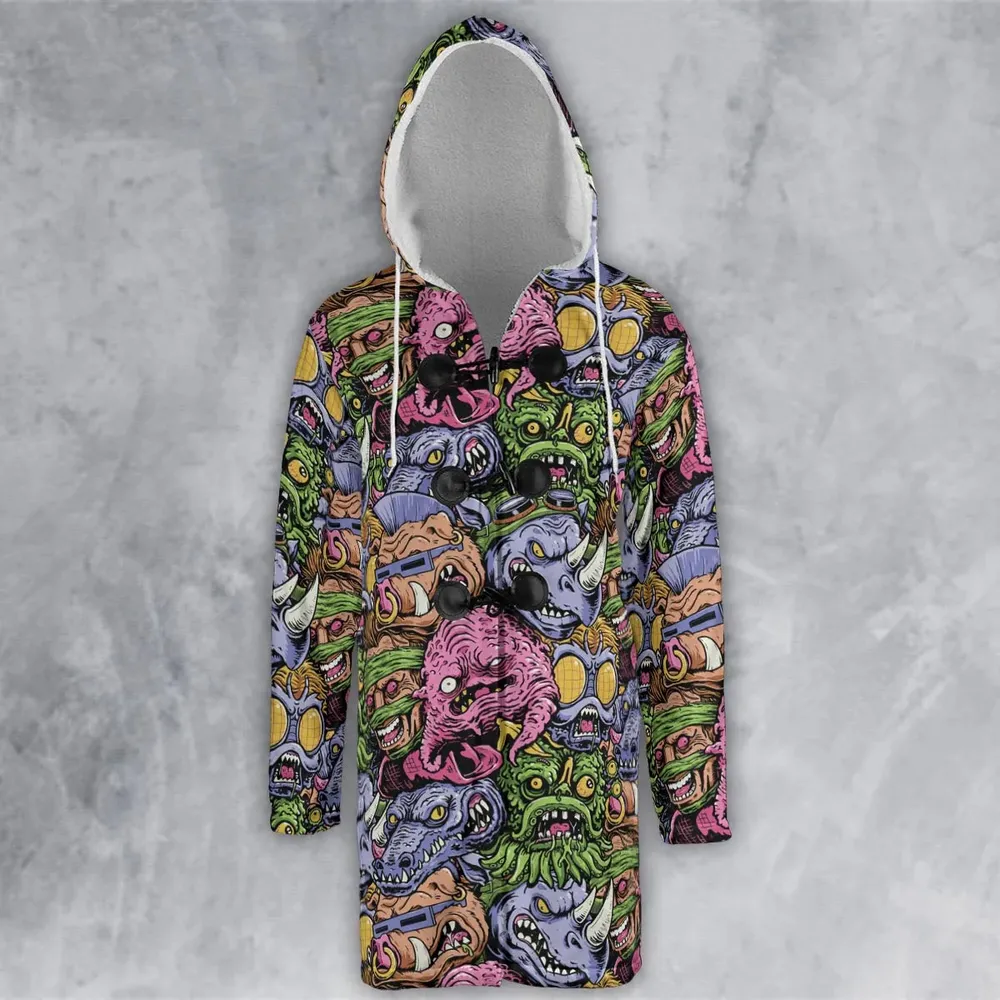 Nostalgic Villains Teenage Mutant Ninja Turtles Hooded Cloak Coat - 2