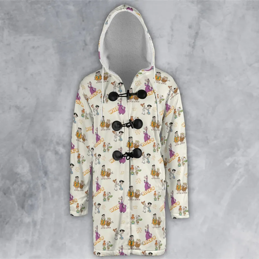Rock'n The Flintstones Hooded Cloak Coat - 2